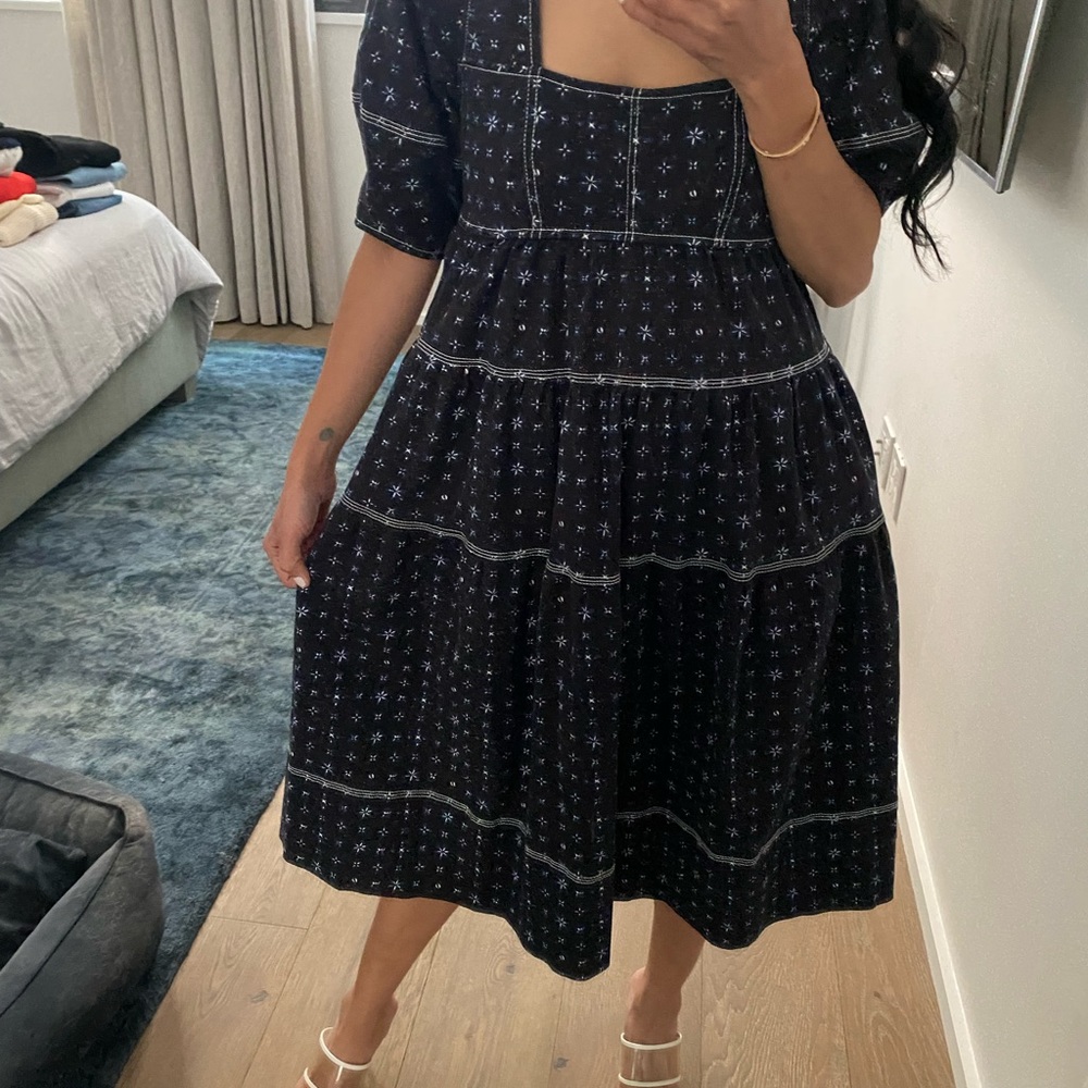 Ulla Johnson Denim Dress size 0 - Picture 3 of 4